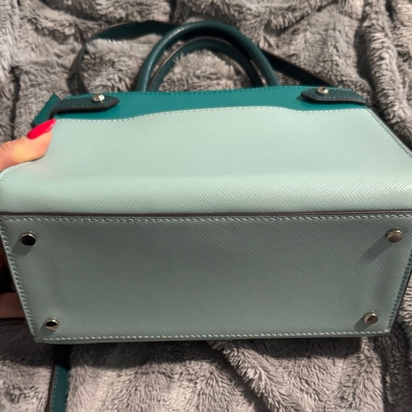 Kate Spade Teal and Mint Satchel - Picture 5 of 6